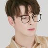 Eonadeoluteu Titanium Eyeglass Frames Angelo Square Men'S 10G Lightweight Glasses Asian Fit