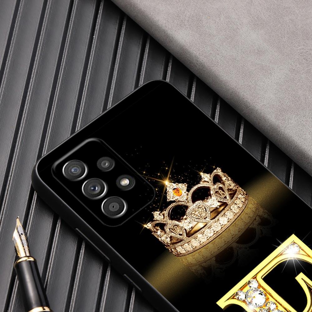 Letter M L E T K J I U Phone Case For Samsung Galaxy A57 A56 A37 A55 A36 A26 A54 A52 A35 A34 A25 A17 A16 A15 A07 A06 Soft Cover