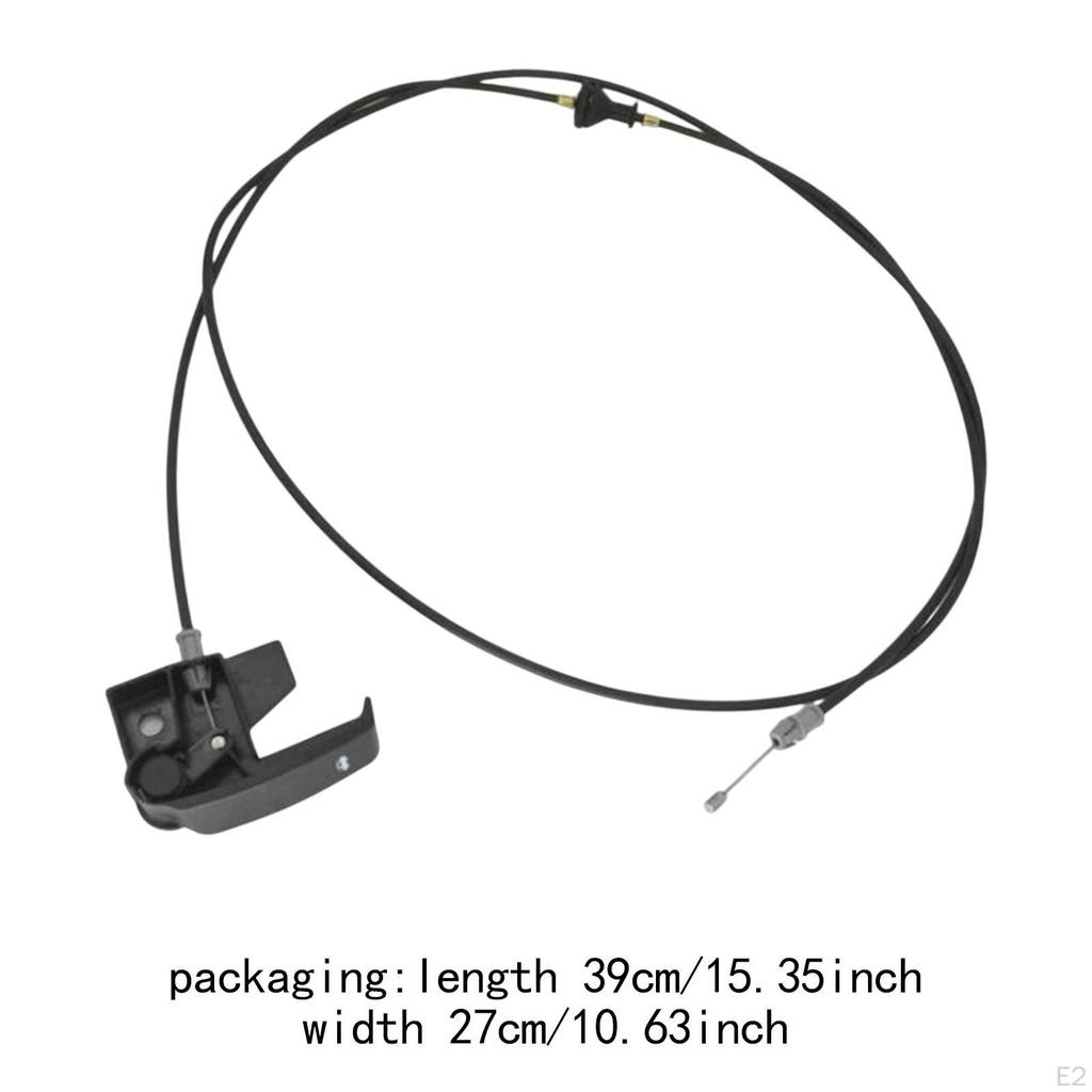 Motorhaubenentriegelungskabel 21997874 Befestigung Ersatzteile Einfach zu installieren Professionelles Zubehör Schwarz