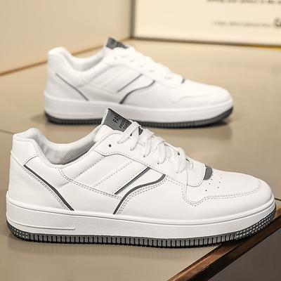 Spring New All-match White Shoes Quality Men's Shoes Men's Casual Sneakers Trendy Low-top Shoes Cross-border