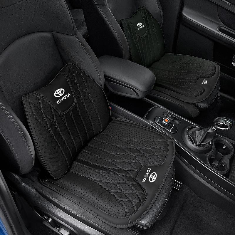 2026 Neu Für Toyota Autositzkissenbezug Memory-Schaum Lendenstützkissen Für Toyota 86 Mirai Supra Prado Alphard Crown Vellfi