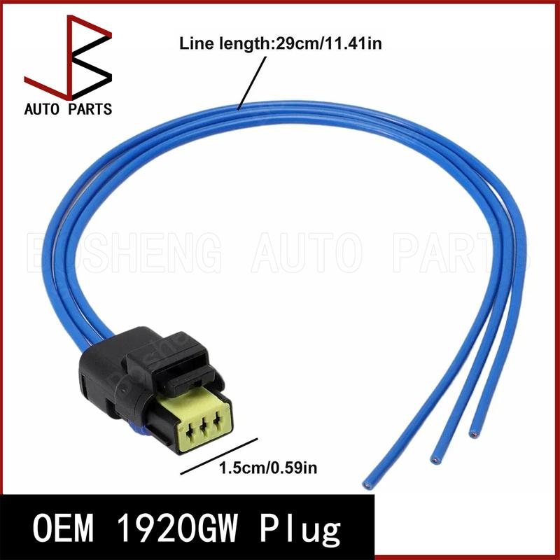 Новый Разъем Проводки Датчика Давления Топливной Рейки Провод Штекер OEM 1920GW 6520215 для 55PP02-02 и т.д.. для FORD PEUGEOT CITROEN