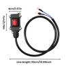 30/50/100cm Motorcycle Battery Disconnect Waterproof Automotive Battery Disconnect 12V/24V Cut Off Power Blocker For Marine Boat