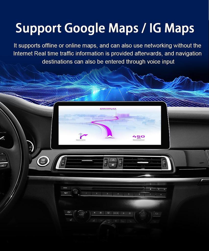 Android 8-Core GPS Navigation with Apple CarPlay for BMW F01/F02