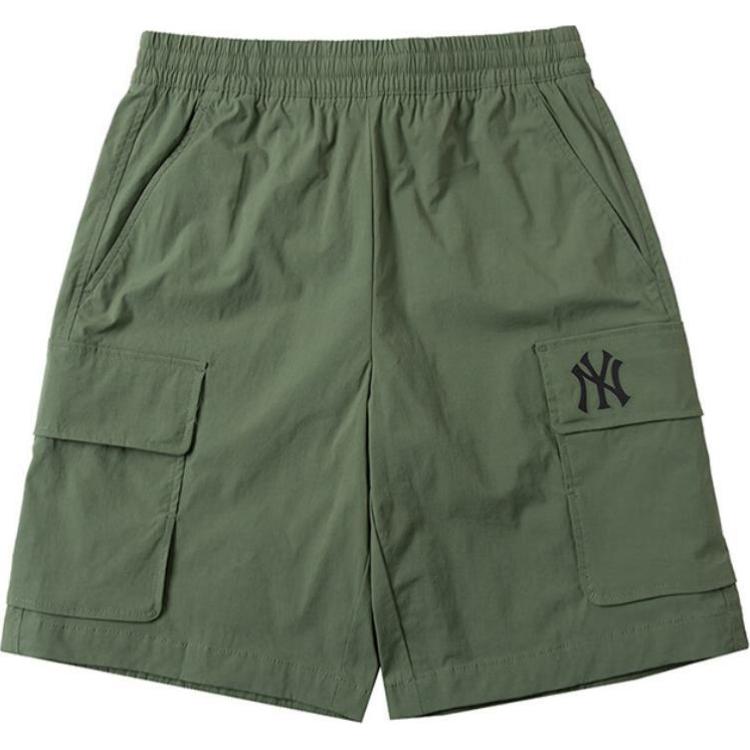 New MLB Cargo Shorts Unisex Light Khaki 3ASMB0643-50KAL
