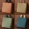 ZISIZ Non-Woven Shopping Bag with Button Closure