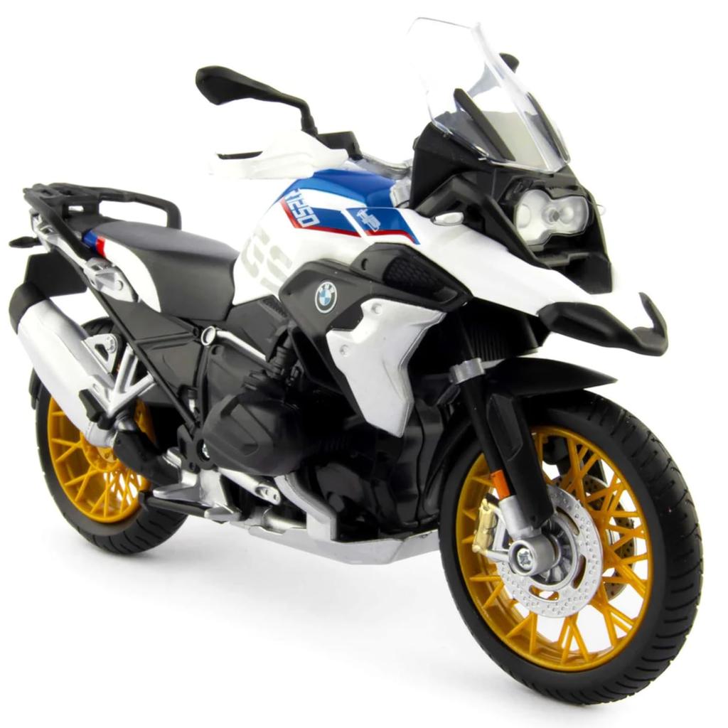 Maisto 1/12 Scale BMW R 1250 GS White/Blue / Diecast Model Car Motorcycle Finished Model 20100