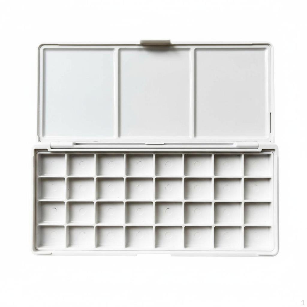 Empty Watercolor Palette Multiple Grid Options Artist's Travel Kit Compact Size Paint Pan