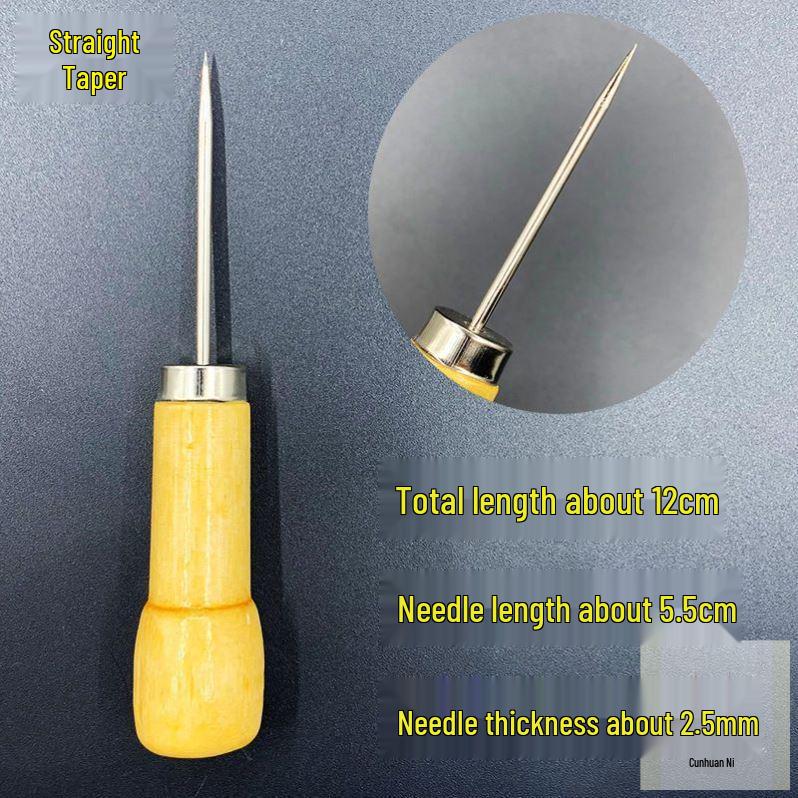 Набор для ремонта обуви: Шило, Пробойник, Шитье, Сшивание, Крючок для подошвы, Шило, Нить, Сверло.