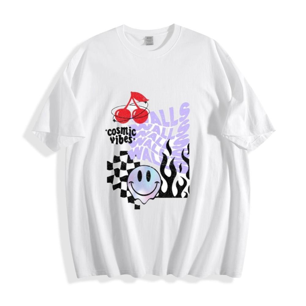 

Cosmic Vibes Graphic T-Shirt - Retro and Psychedelic Unisex Tee M