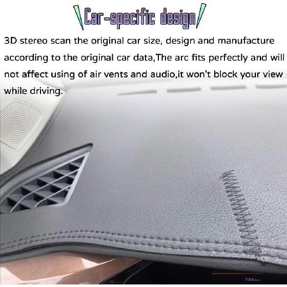 Custom Interior Accessories for Nissan Pathfinder 2022 2023 2024 2025 Leather Center Console Cover Dashboard Cover Dash Cover Mat Pad Balck(Without