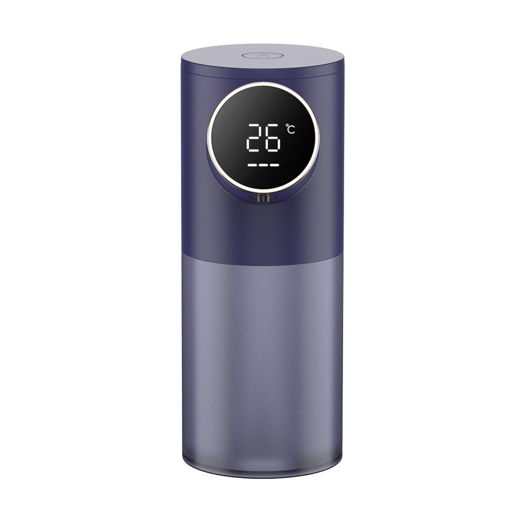 Pink Foaming Soap Dispenser Rechargeable Hand Free Automatic Soap Dispenser With Temperature Display