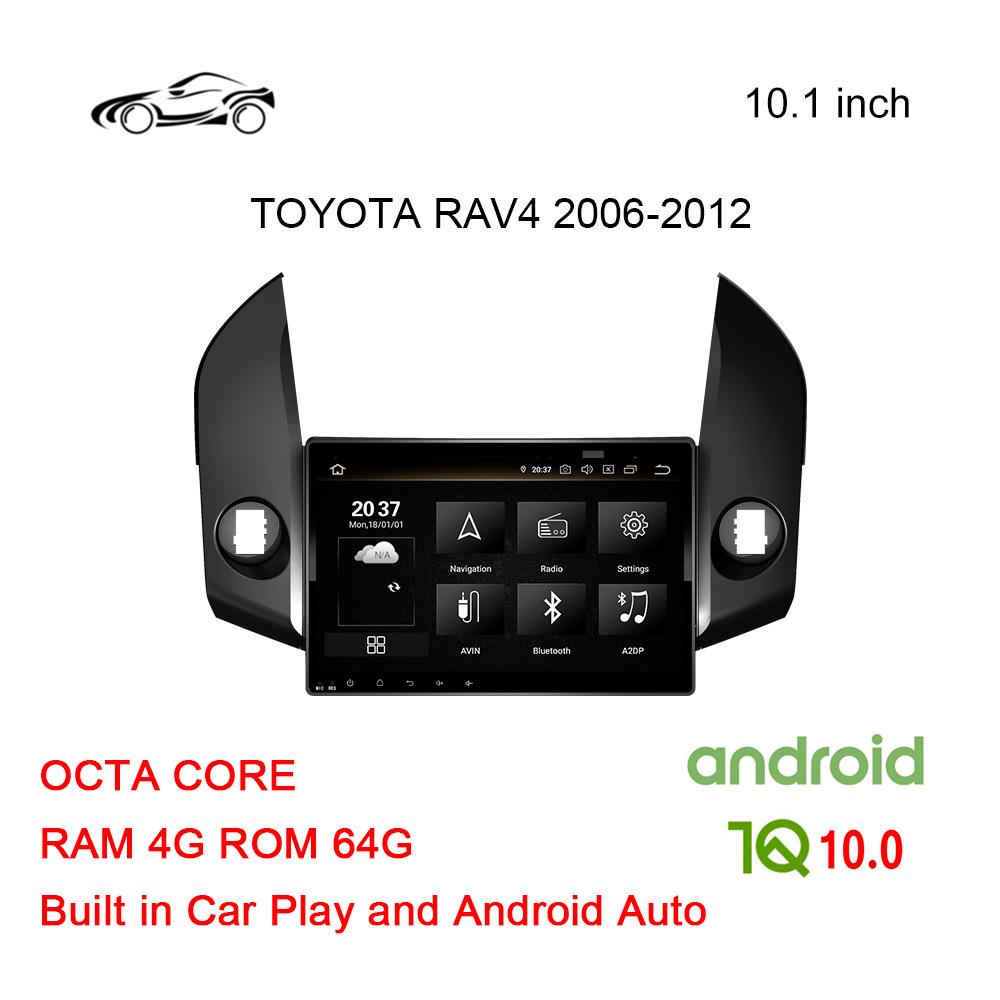 10.1" Octa-Core GPS Navigation System for 2006-2012 Toyota RAV4 - IPS HD Display