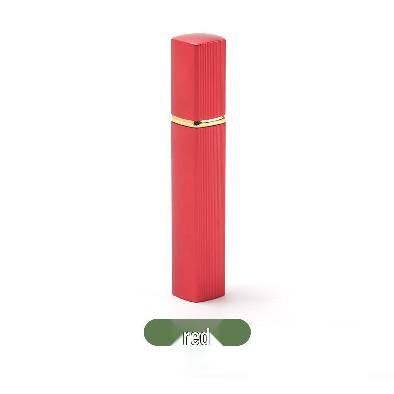 12ml Square Perfume Spray Bottle with Aluminum Shell and Glass Liner