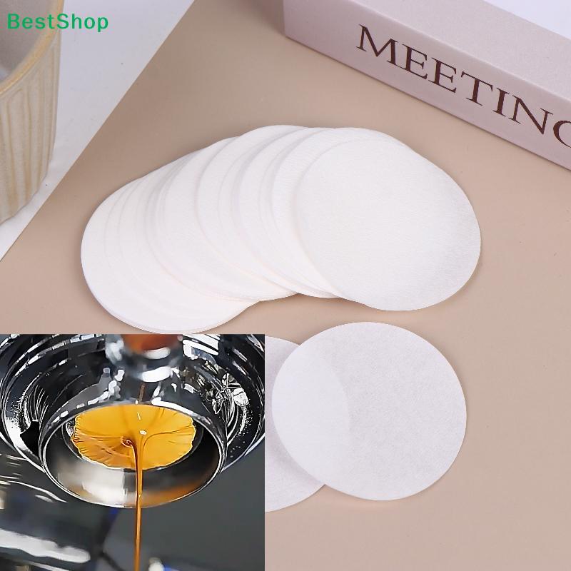 100/500Pcs 51/53/54/58mm Unbleached Espresso Filter Coffee Paper Filter Puck Screen Portafilter Paper For Breville Barista