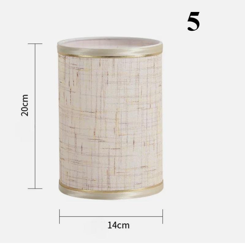 Modern Table Lamp Shade E27 Linen Fabric Lampshade Chandelier Bedside Lamp Floor Light Cover Home Decor Fabric Table Lamp Cover