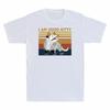 Opossum I Am Good Kitty Funny Opossum Graphic Gift Men's Cotton T-Shirt Vintage
