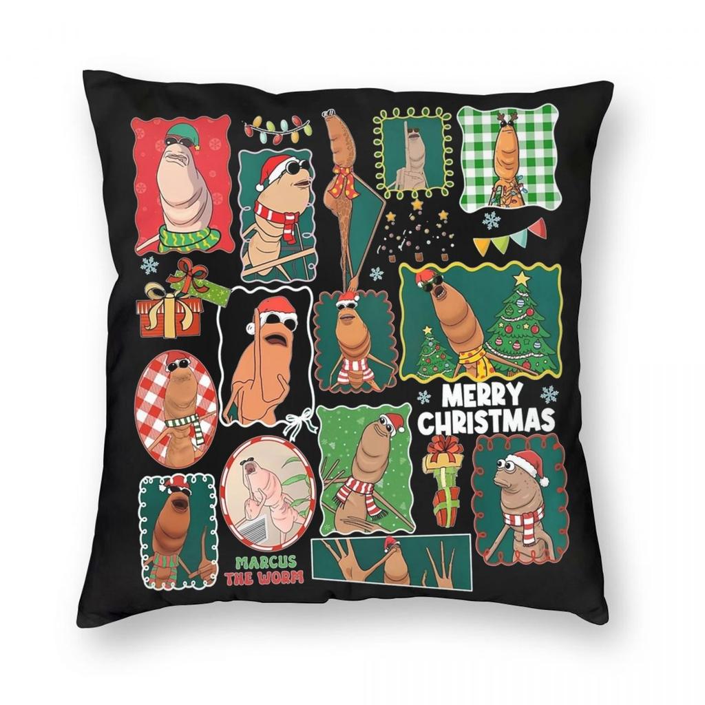 I Don't Like This Rock Marcus The Worm Xmas Christmas Pillowcase Soft Polyester Cushion Cover Gift Pillow Case Cover