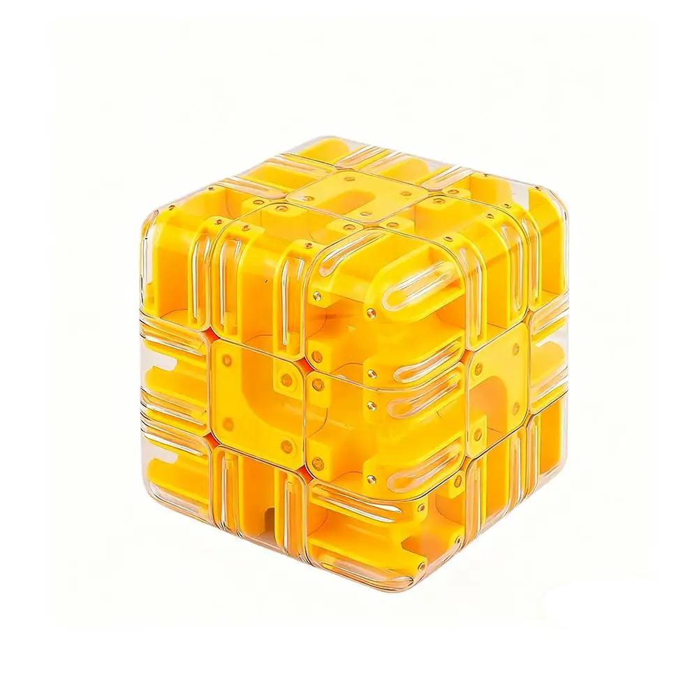 3D Maze Magic Cube Third-order Cube Learning Education Toys Logical Intelligence Creative Labyrinth Cube Puzzle Thinking To J7L2