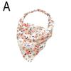 Rural Style Triangular Headscarf Women's Elastic Band Headscarf Printing Summer Elastic Triangular Headband Versatile O4P9