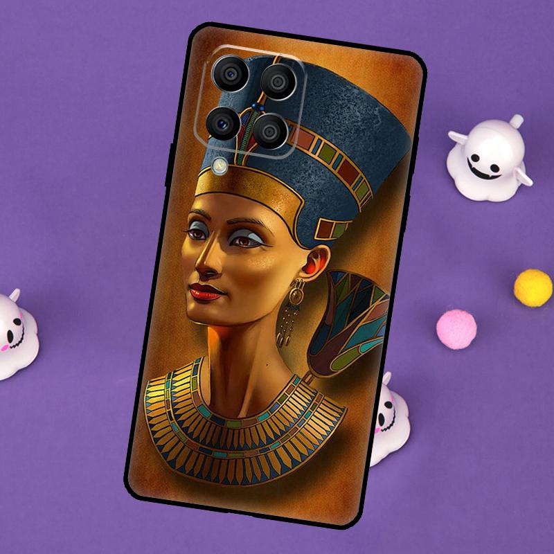 Egypt Nefertiti Anubis Ankh Cover For Samsung Galaxy M55 M15 M33 M13 M23 M53 M31 M51 M14 M34 M54 M20 M30s M52 M32 Case