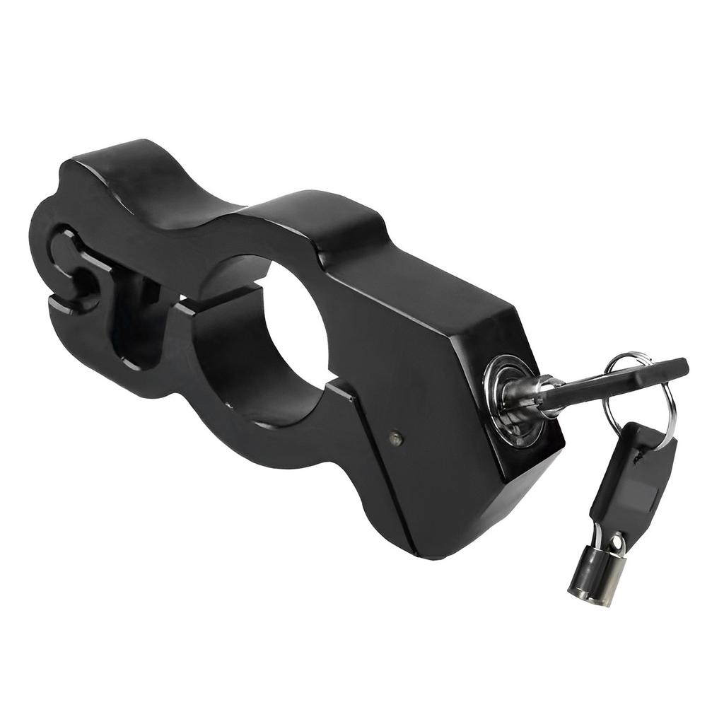Handlebar Lock Aluminum Alloy Anti Theft Motorcycle Grip Throttle Brake Lock for Electric  Scoot