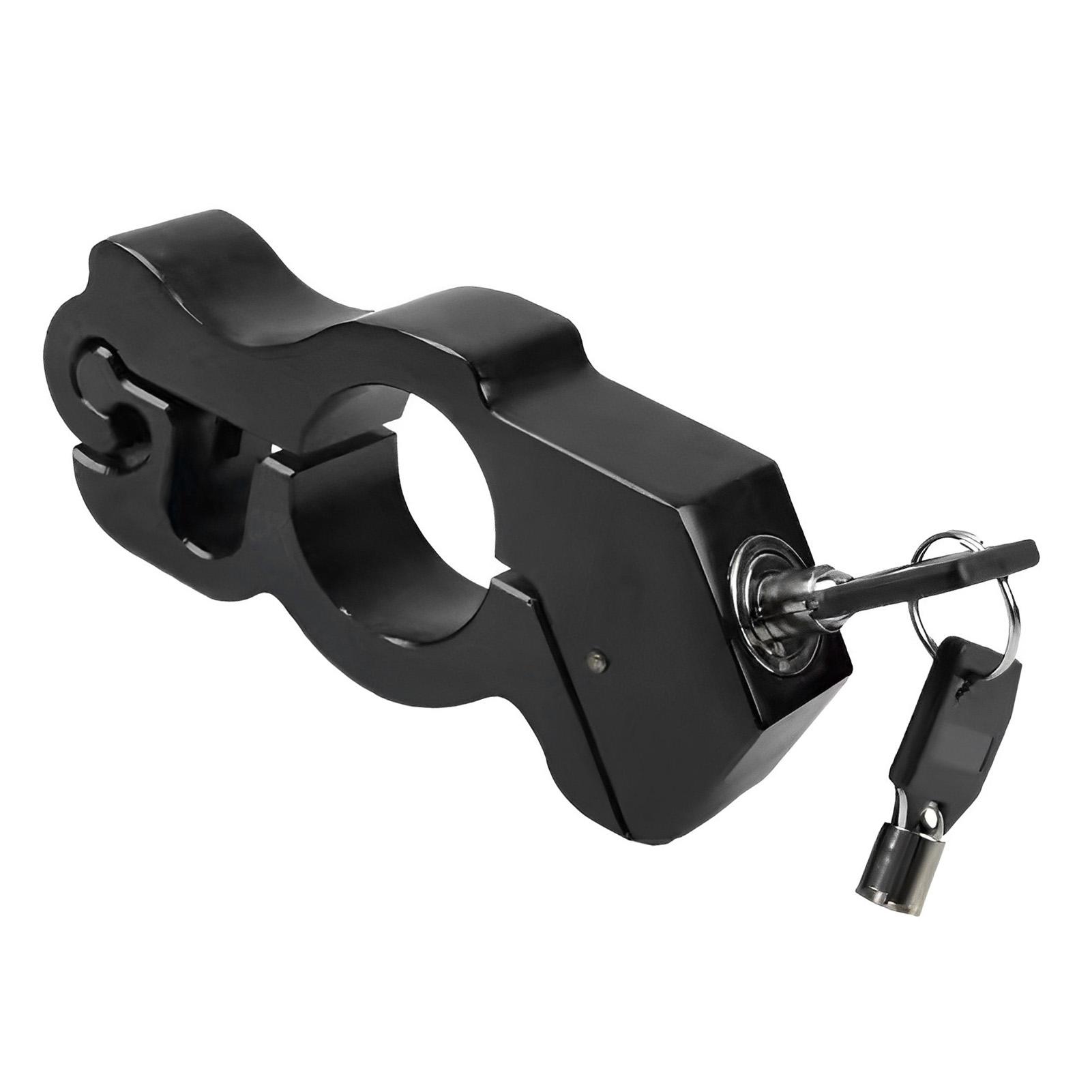

Handlebar Lock Aluminum Alloy Anti Theft Motorcycle Grip Throttle Brake Lock for Electric Bike