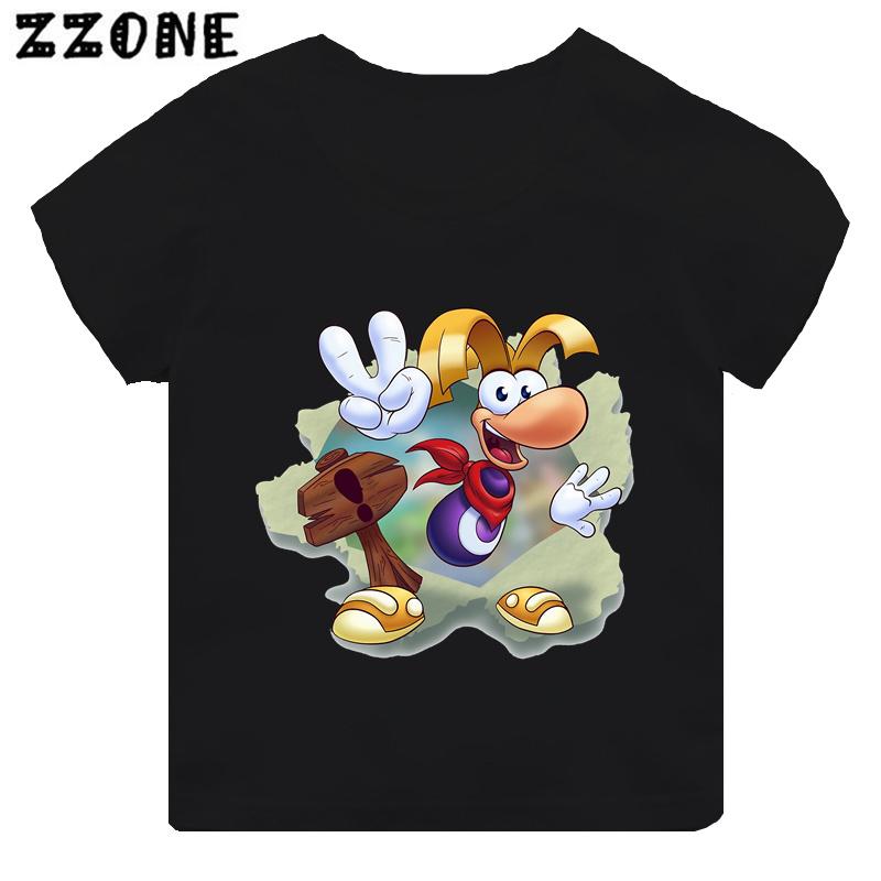 Rayman Legends Adventures Gioco Stampa Maglietta Bambini Divertente Vestiti Ragazze Neonati Maschi T-shirt Manica Corta Top BambiniTH5886