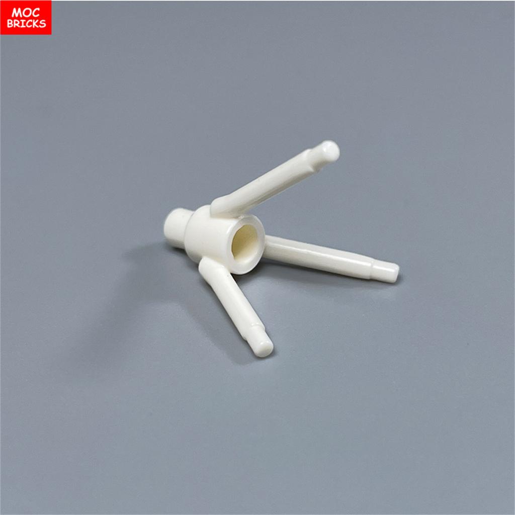 28pcs MOC Bricks 24855 Plant Flower 3 Stem Flowerpot Tree Branches Accessories Building Block Parts DIY Christmas Gift Toy