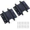 Free Hinge, 2 Pieces, Stainless Steel, Door Hinge, Double Opening, High Strength, Load Capacity