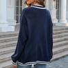 2023 Autumn/winter Women's Casual Button-knit Cardigan Coat V-neck Sweater