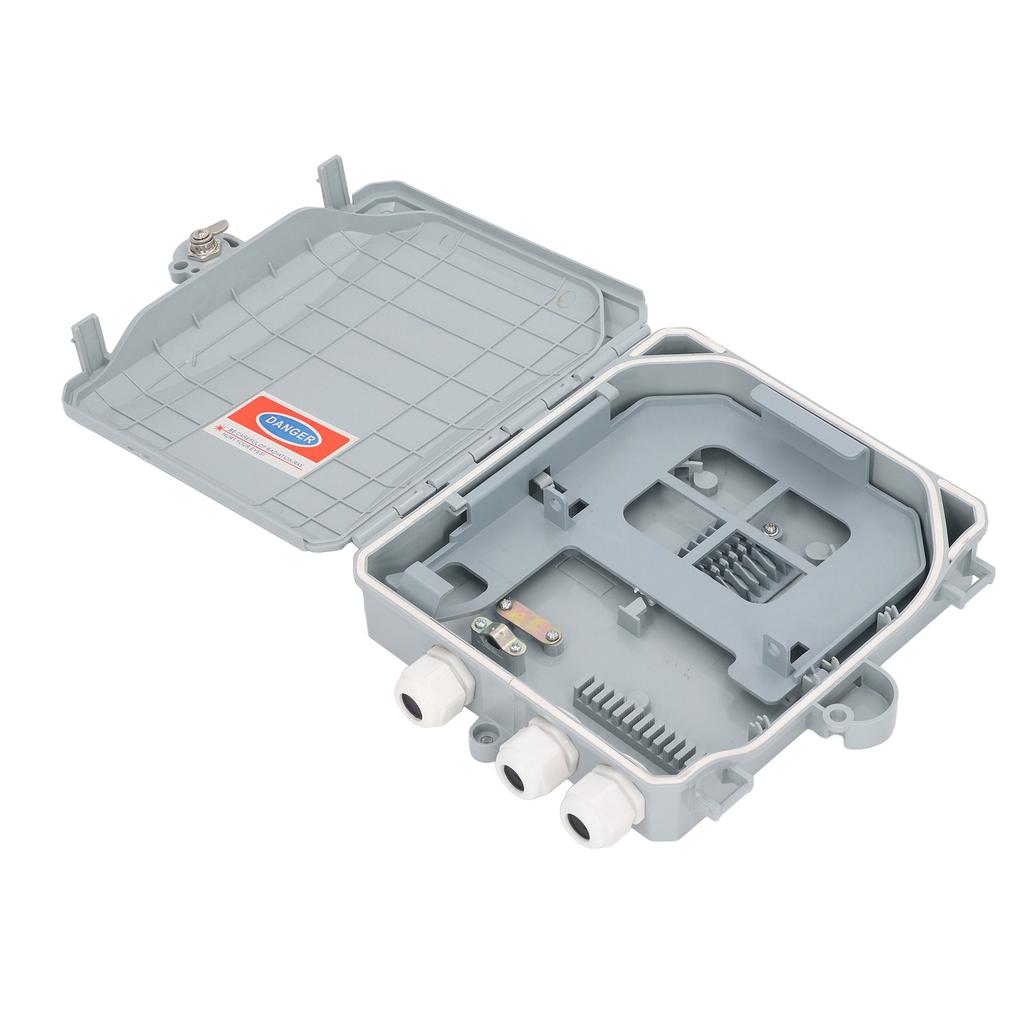 Optical Fiber Distribution Box 8 Core Waterproof Fiber Optic Splitter Box for Indoor Outdoor