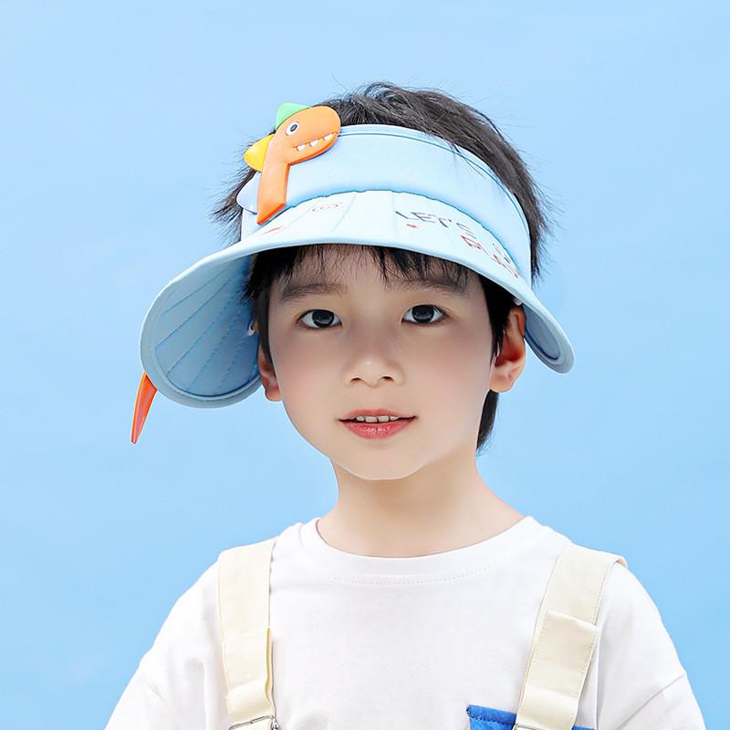 

Childrens Cartoon Sun Hat With Large Brim For Summer Sun Protection And Breathability синій