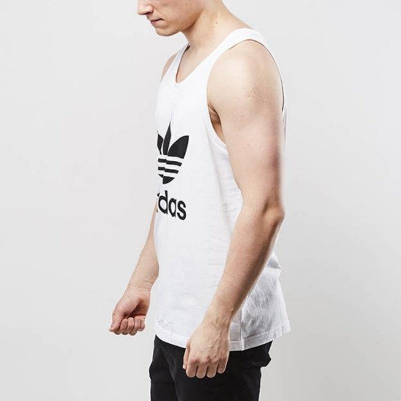adidas Originals Simple Round Neck Sleeveless Vest Men Tops BK7098