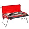 Beifu Retro Rouge Dual-Head Portable Gas Stove Set