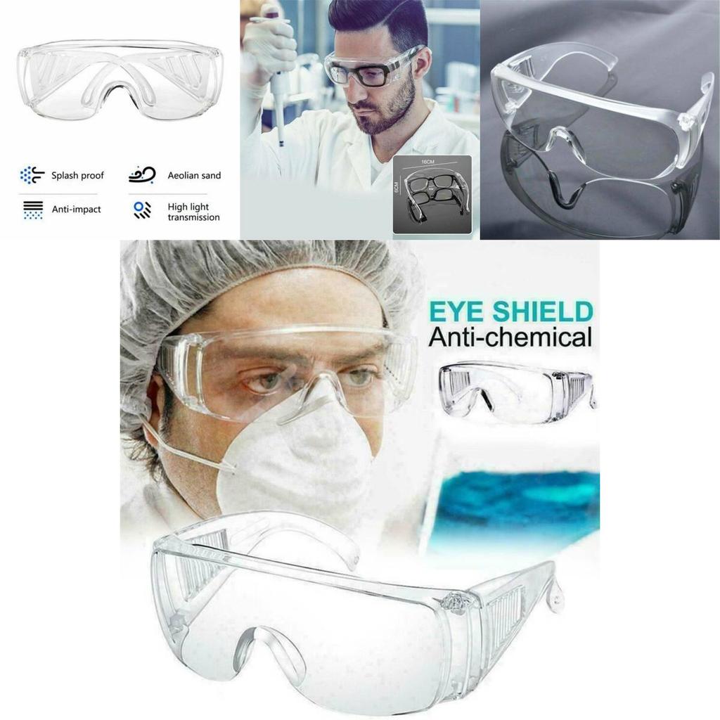 Clear Safety Glasses With Anti-reflective And Anti-shock Lens For Labs