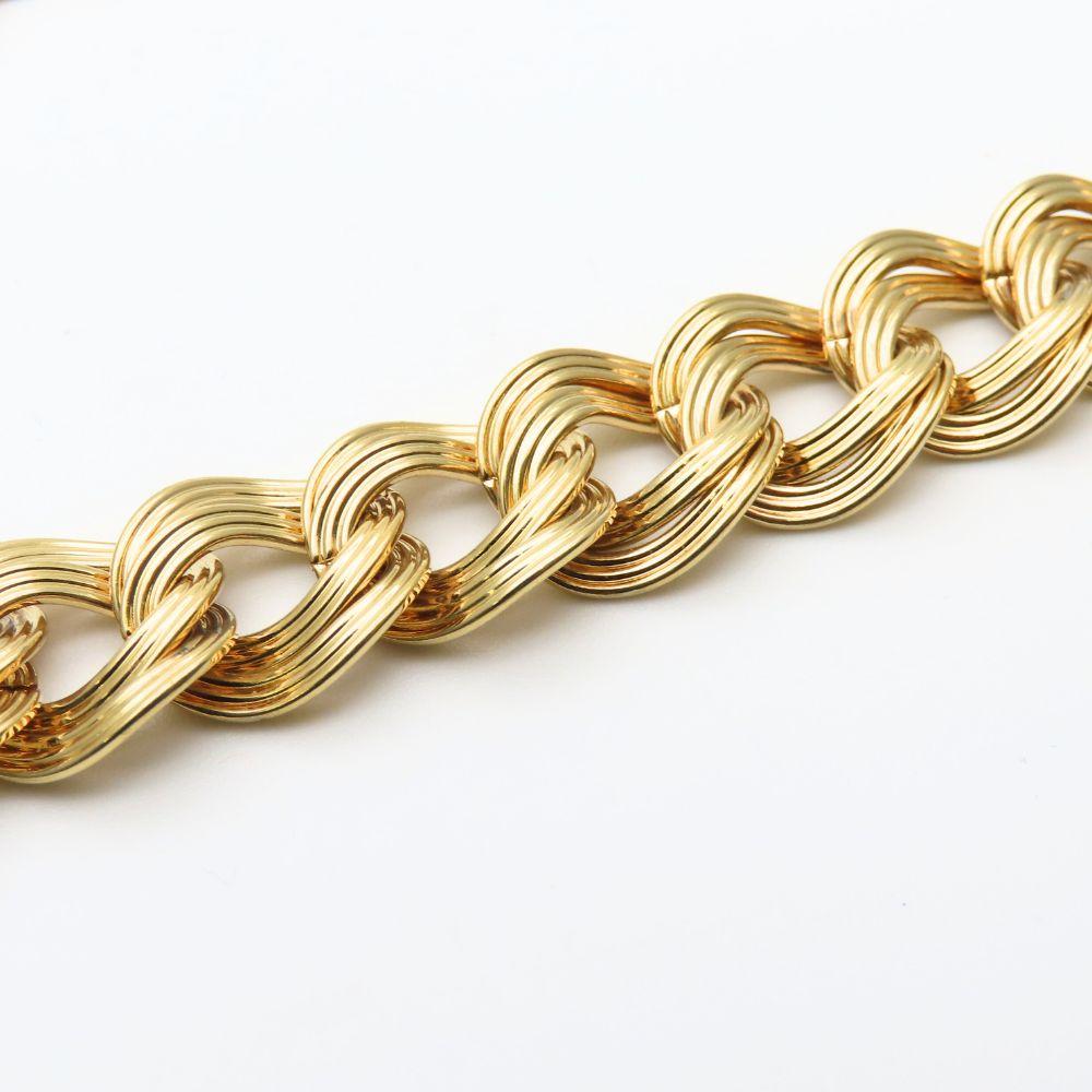 Used  Necklace MONET Monet Metal Gold Plating