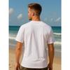 Europese maten Heren T-shirt met Geloofskruis Borstprint - Korte Mouw Ronde Hals Casual Shirt Geschikt voor Kerk