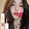 XIXI Heart To Heart Pink Mist Lip Glaze: Sweet Girl Brightens Skin, Faux Natural Look, Enhances Complexion.
