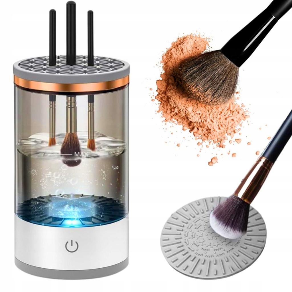 3-in-1 USB USB WASHER FOR CLEANING, WASHING, DRYING BRUSHES AND COSMETIC SPONGE