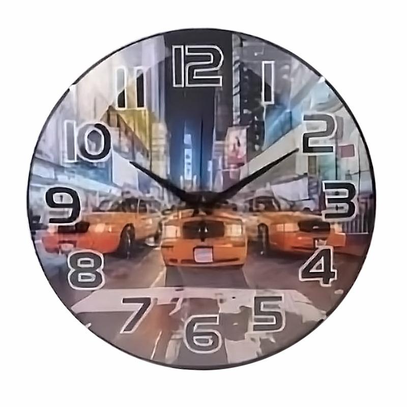 

Стиль Тихие Мультяшные Часы Личность Креативные Настенные Часы Художник Часы для Спальни Впечатление от Восхода Солнца car