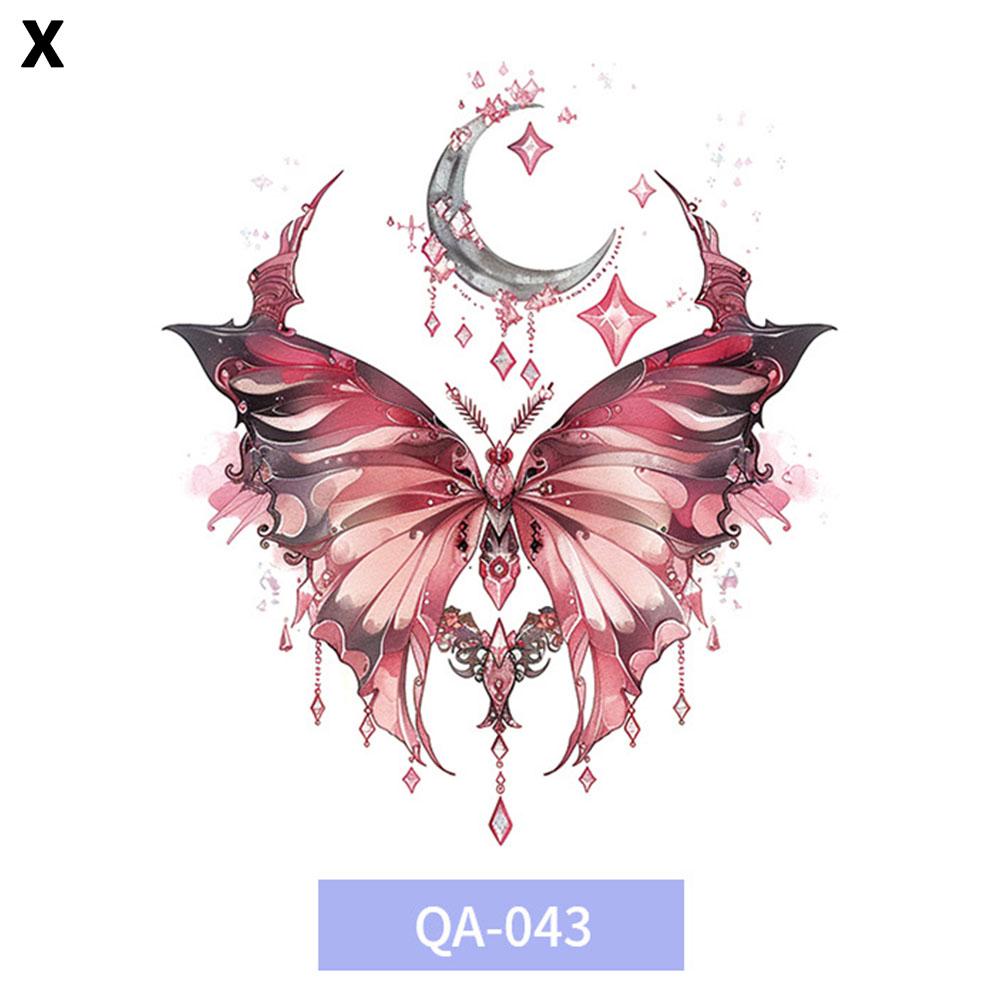 Barevné tetovací nálepky motýlů Vodotěsné Dlouhotrvající Roztomilé Japonské Dopamin Omyvatelné Tetování St G1S6