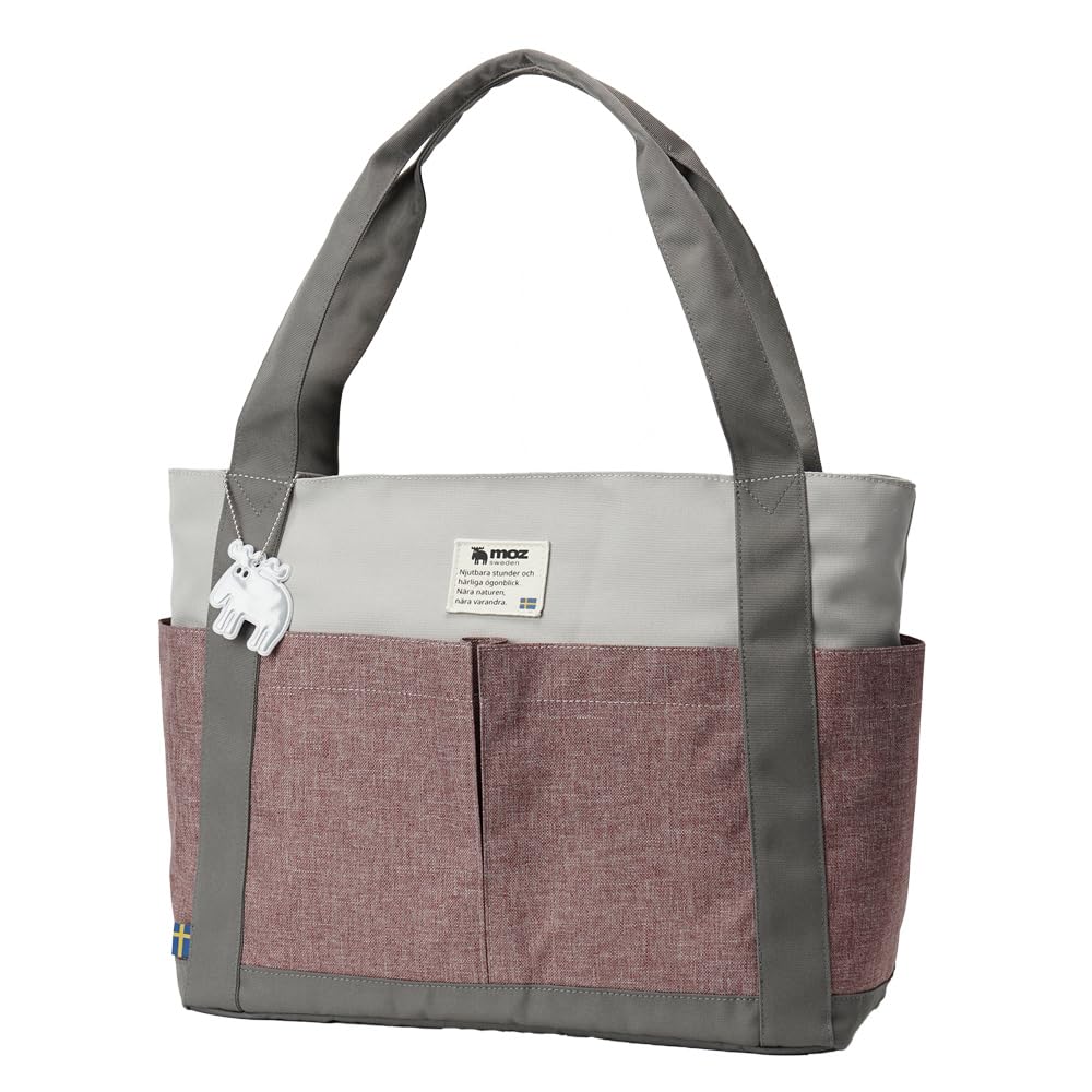 Mozu Tote Bag 14L Gray x Dusty Pink COMBI-ZZEI ZZEI-26