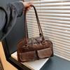 Pu European and American Retro Handbag Bag Classic Versatile Shoulder Messenger Bag Large Capacity Women's Bag