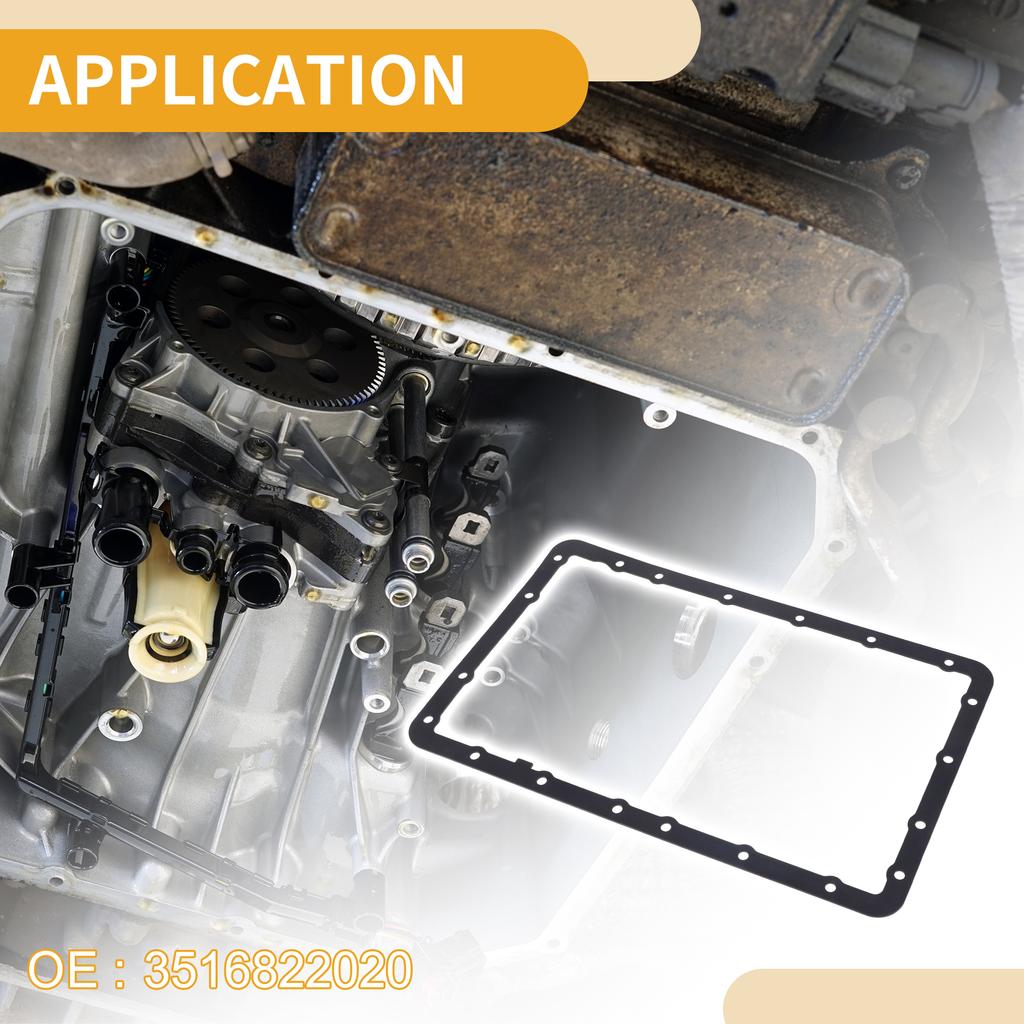 X Autohaux No.3516822020 Auto Car Transmission Filter Oil Pan Gasket for Lexus GS250 2013-2015 for Lexus IS250 A/T 2006-2013