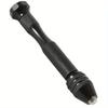 0.3-3.4mm Black Punching Tool 10pc Twist Drill Manual Set for Playing Amber Thousand Eyed Diamond Bodhi Walnuts.