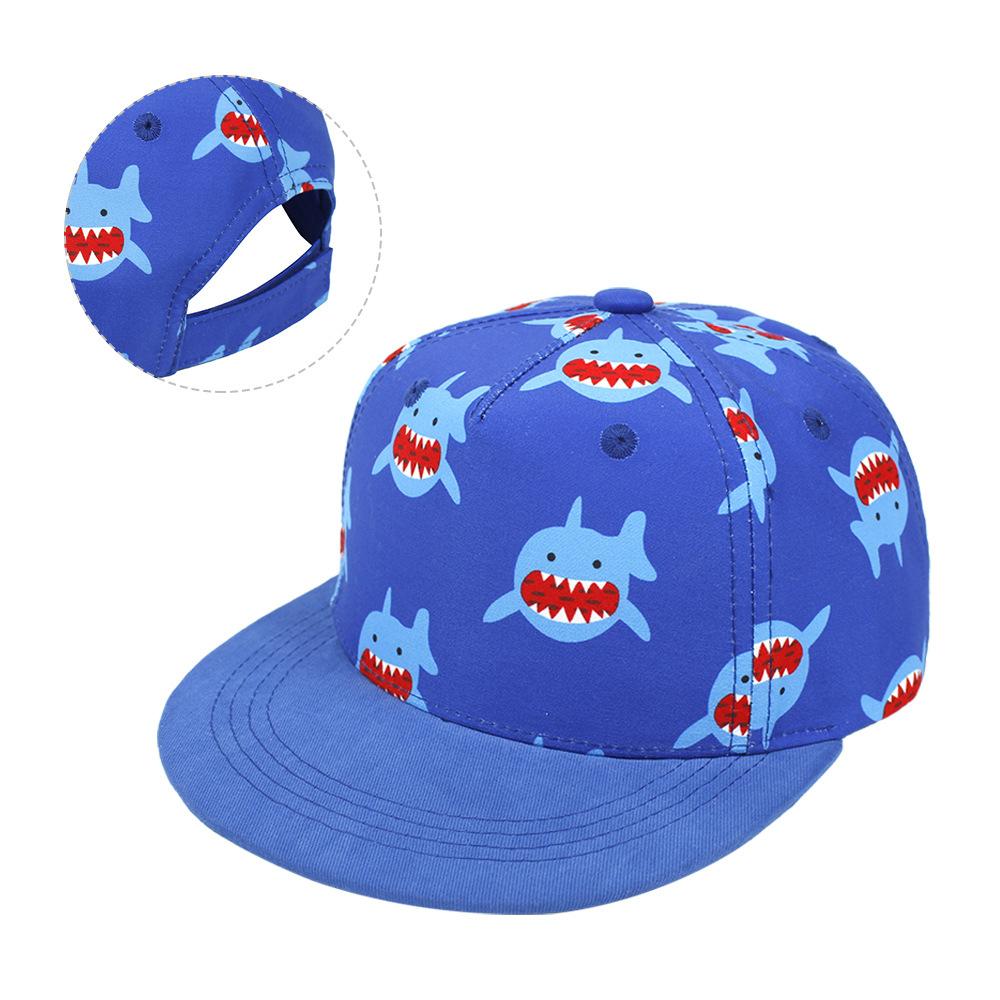 Kids Cartoon Snapback Cap Children's Hip Hop Wide Brim Trucker Hats Outdoor Sport Sun Hat UV Protection Baseball Caps