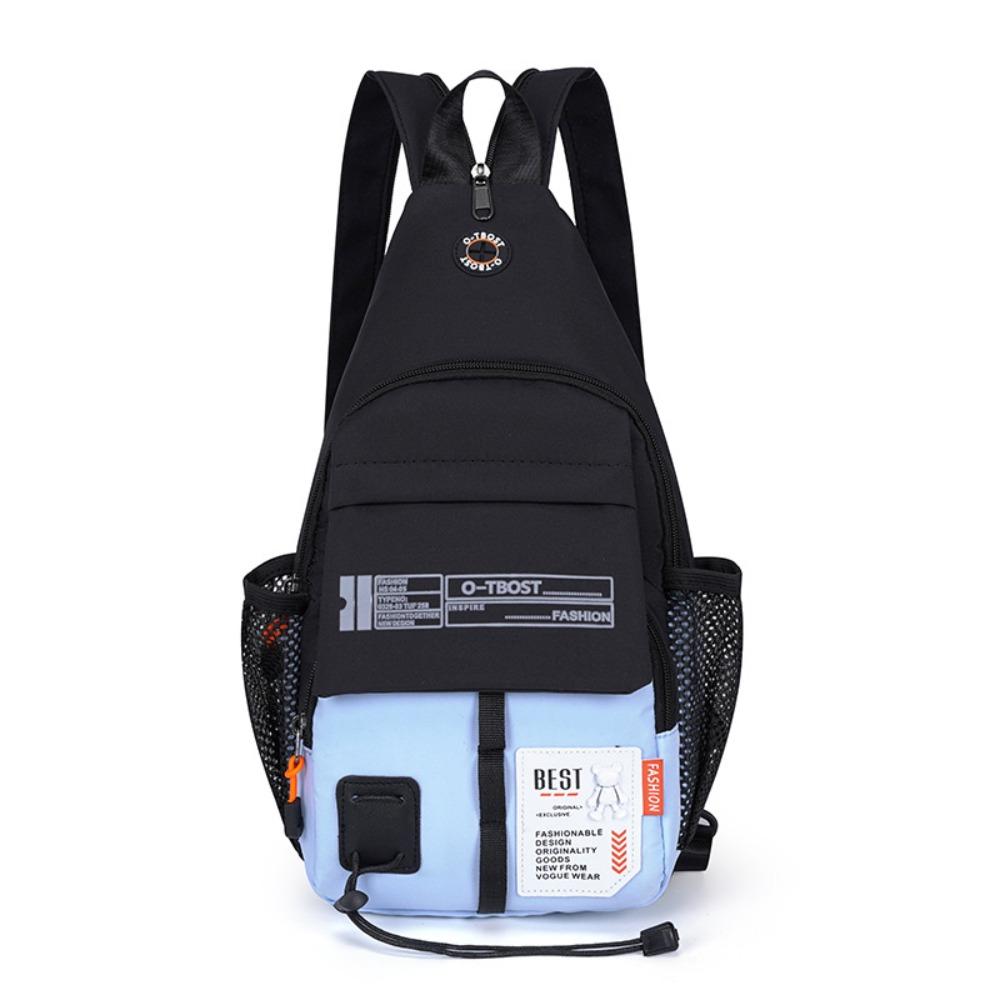 Adjustable Strap Men Chest Bag Oxford Men Crossbody Bag Fashion Sling Backpack  Women