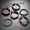 Vintage Gothic Stil Lederarmbänder Für Männer Mode Punk Cosplay Kreuz Stern Geflochtene Seilkette Lederarmbänder Geschenke