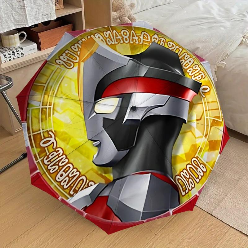 

1pc Ultraman Automatic Folding Umbrella, Casual Outdoor Accessory, Birthday Festival Gift yy251126186
